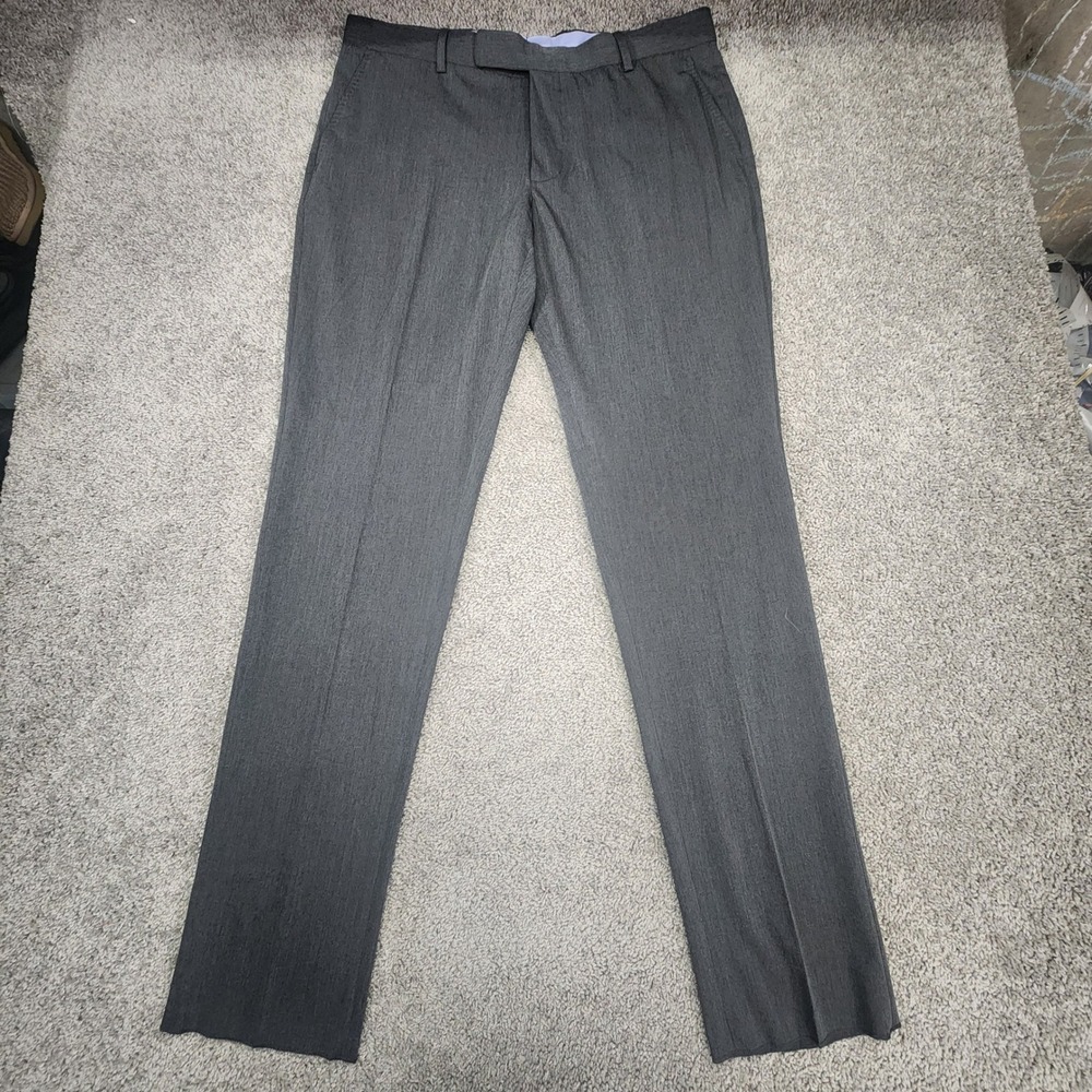 Polo Ralph Lauren Dress Pants Mens 44x37‎ Gray Career Business Office Corpcore